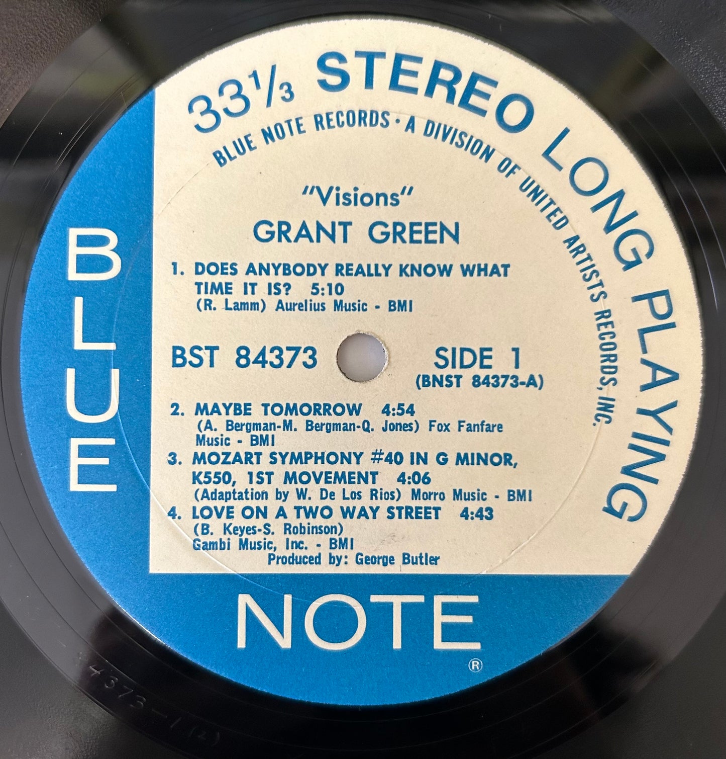 Grant Green - Visions 1st Press 1971 Blue Note