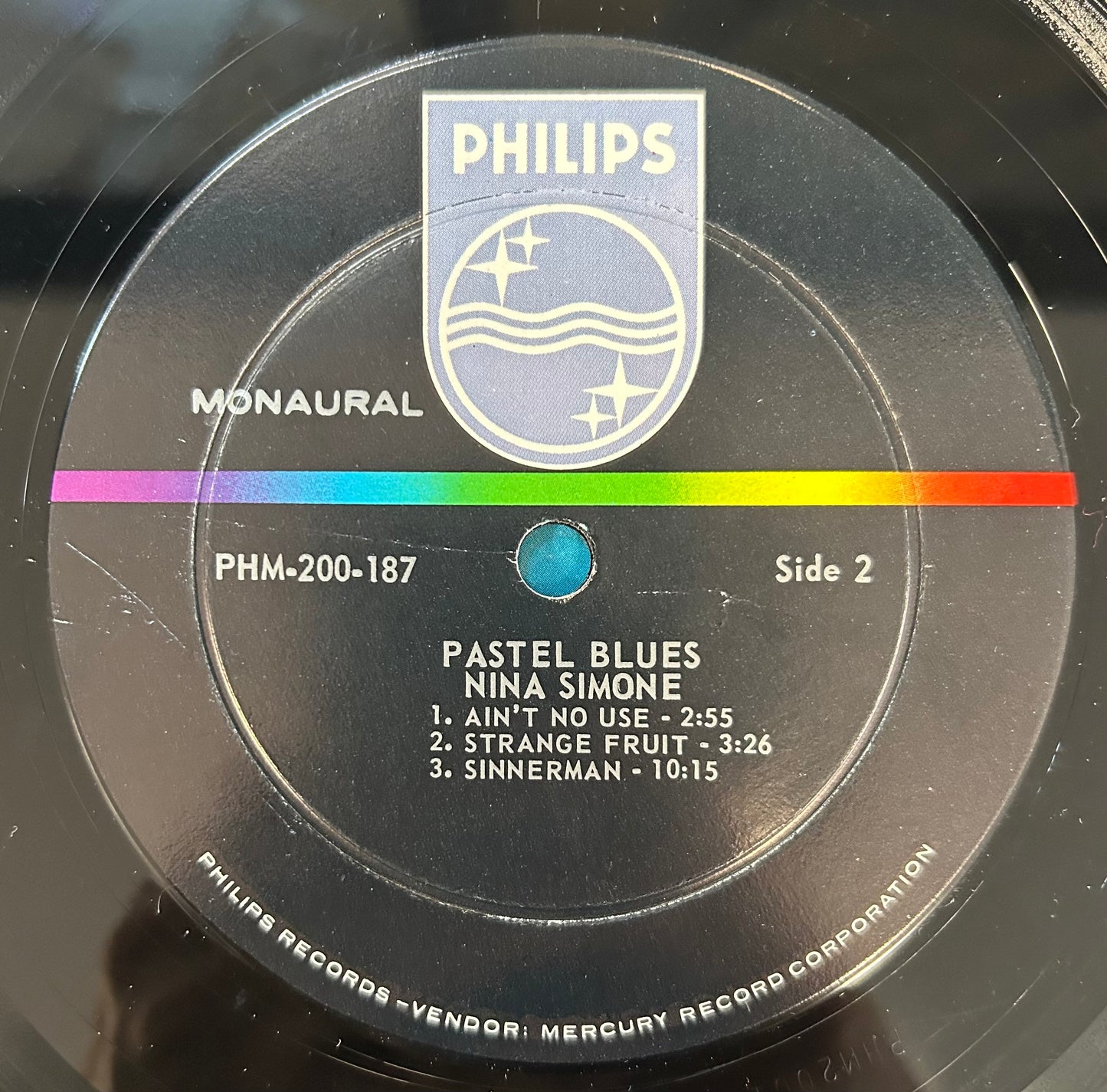 Nina Simone - Pastel Blues 1st Mono Press Philips 1965 DG