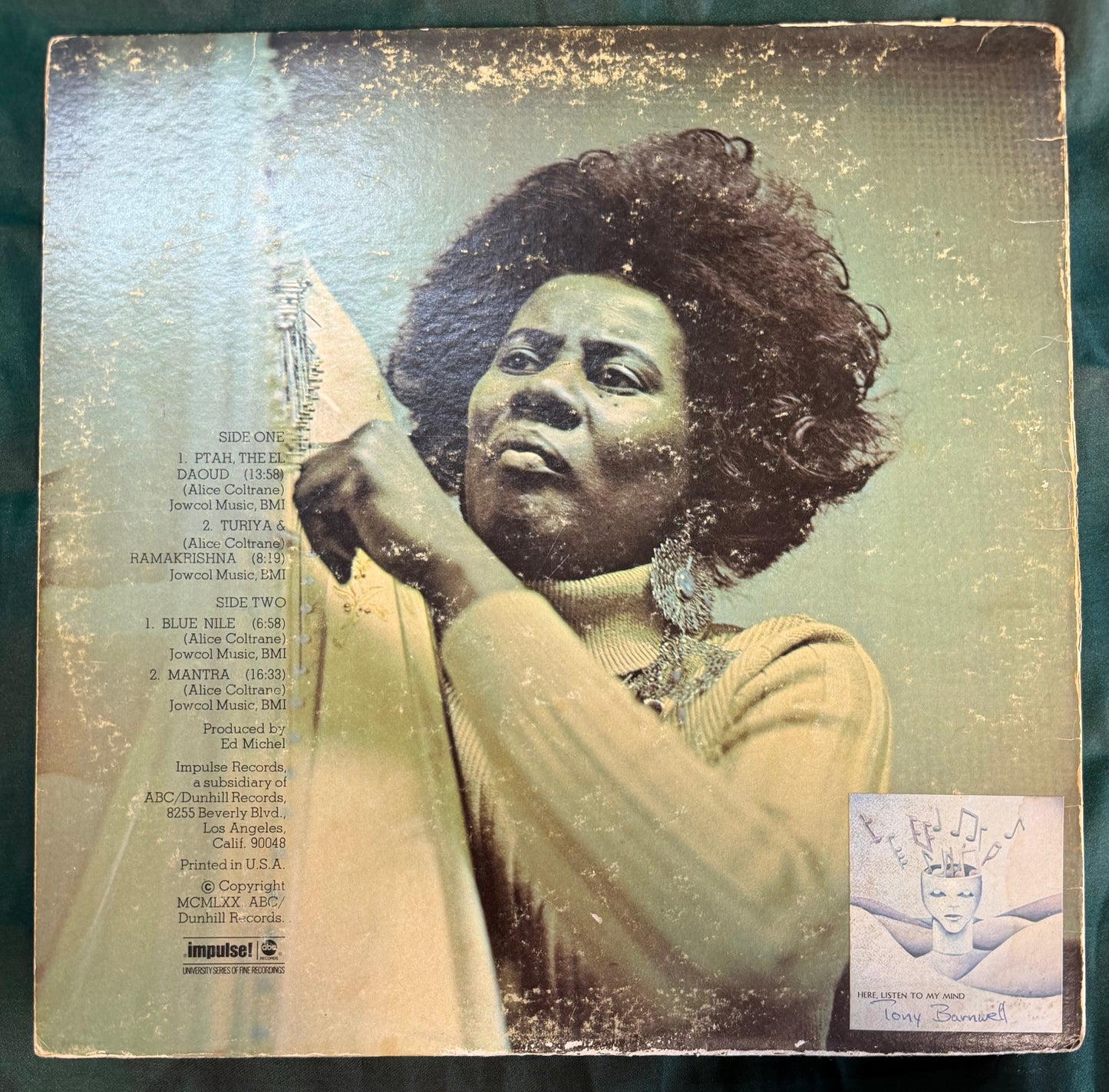 Alice Coltrane - Ptah The El Daoud 1st Press 1970 Impulse