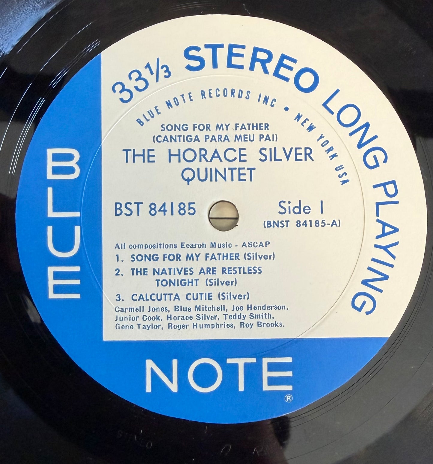 Horace Silver - Song For My Father 1st Stereo Press 1964 Blue Note NY RVG