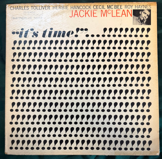 Jackie McLean - It's Time! 2nd Press 1966/1967 Liberty Stereo Van Gelder Blue Note