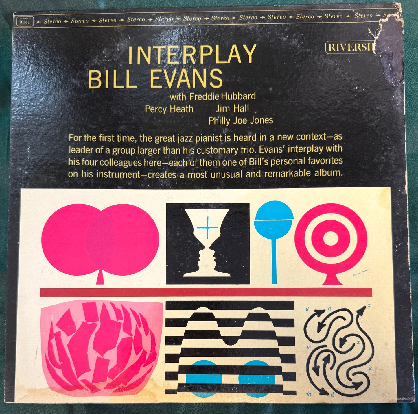 Bill Evans - Interplay 1st Press Stereo 1962 Riverside