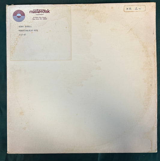 Kenny Burrell - 1987 "Generation" 2 Disc Blue Note Acetate Masterdisk