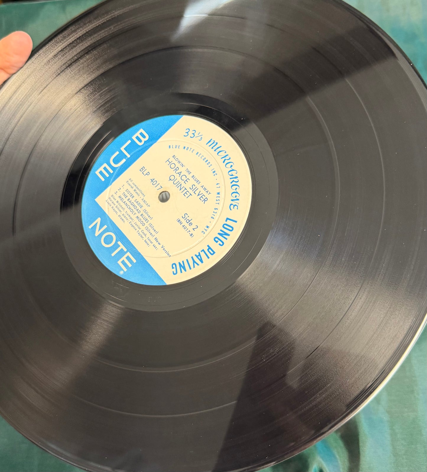 Horace Silver - Blowin’ The Blues Away 1st Press 1959 47 W. 63rd Blue Note Mono