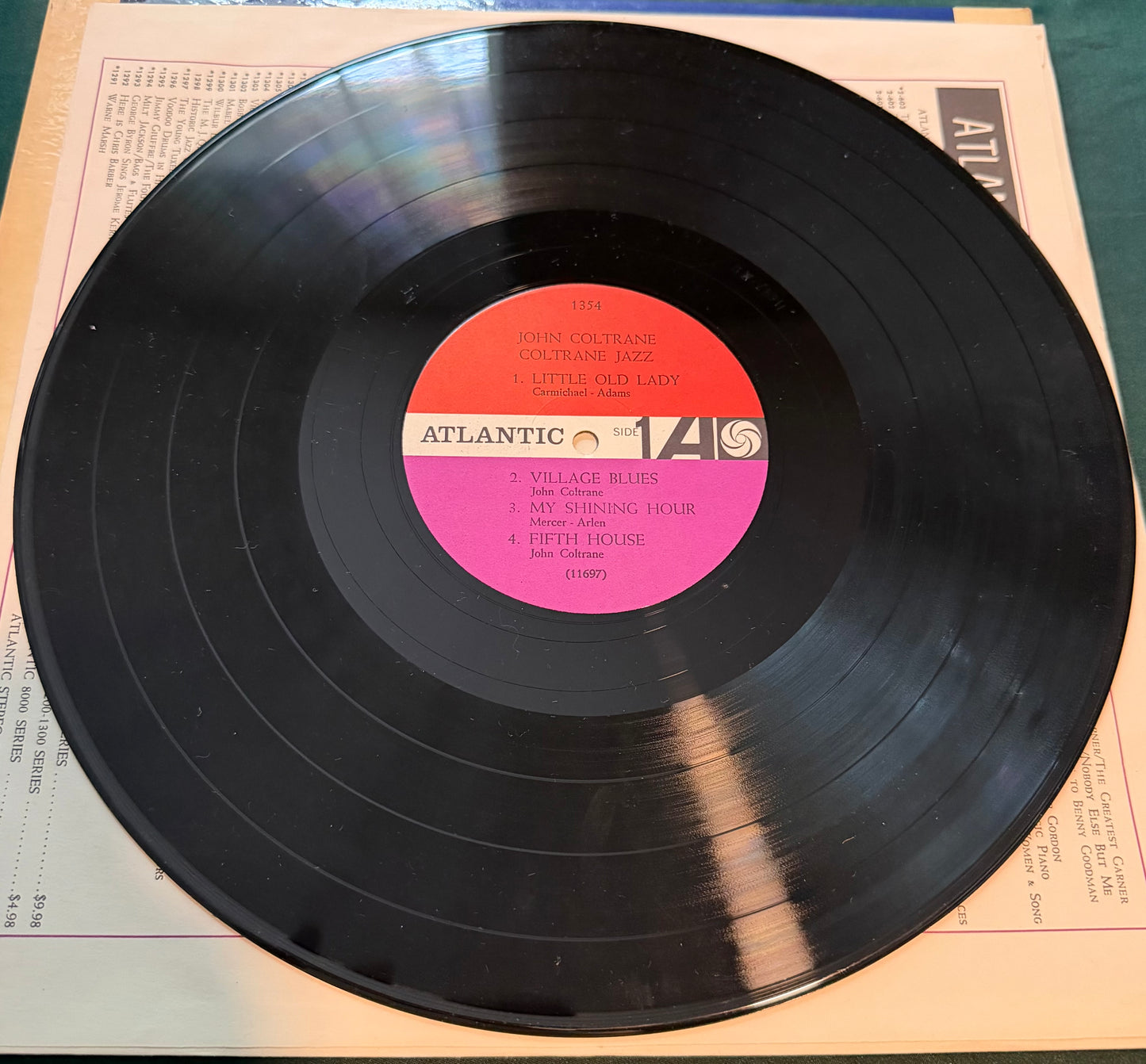 John Coltrane - Coltrane Jazz 1st Press 1961 Atlantic Mono Plum Label