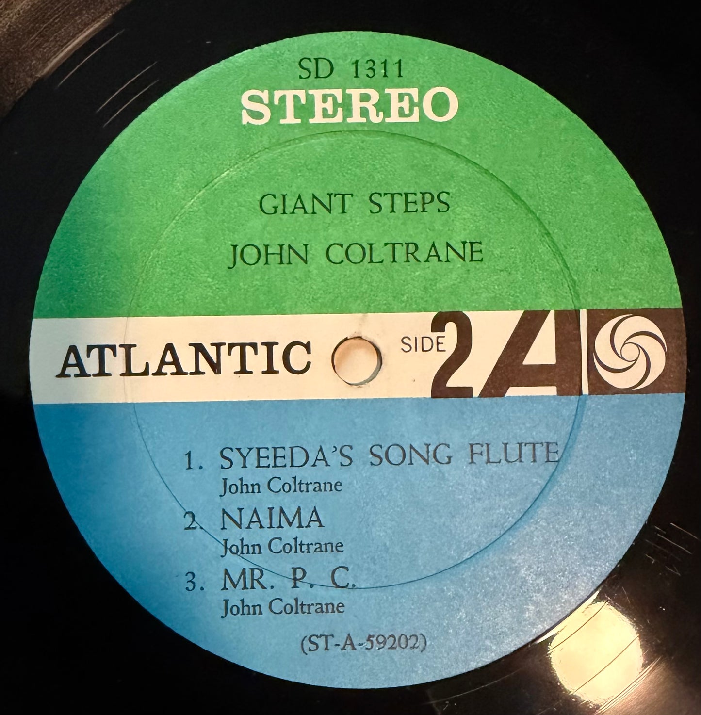 John Coltrane - Giant Steps 1961 Stereo Press Atlantic Blue/Green
