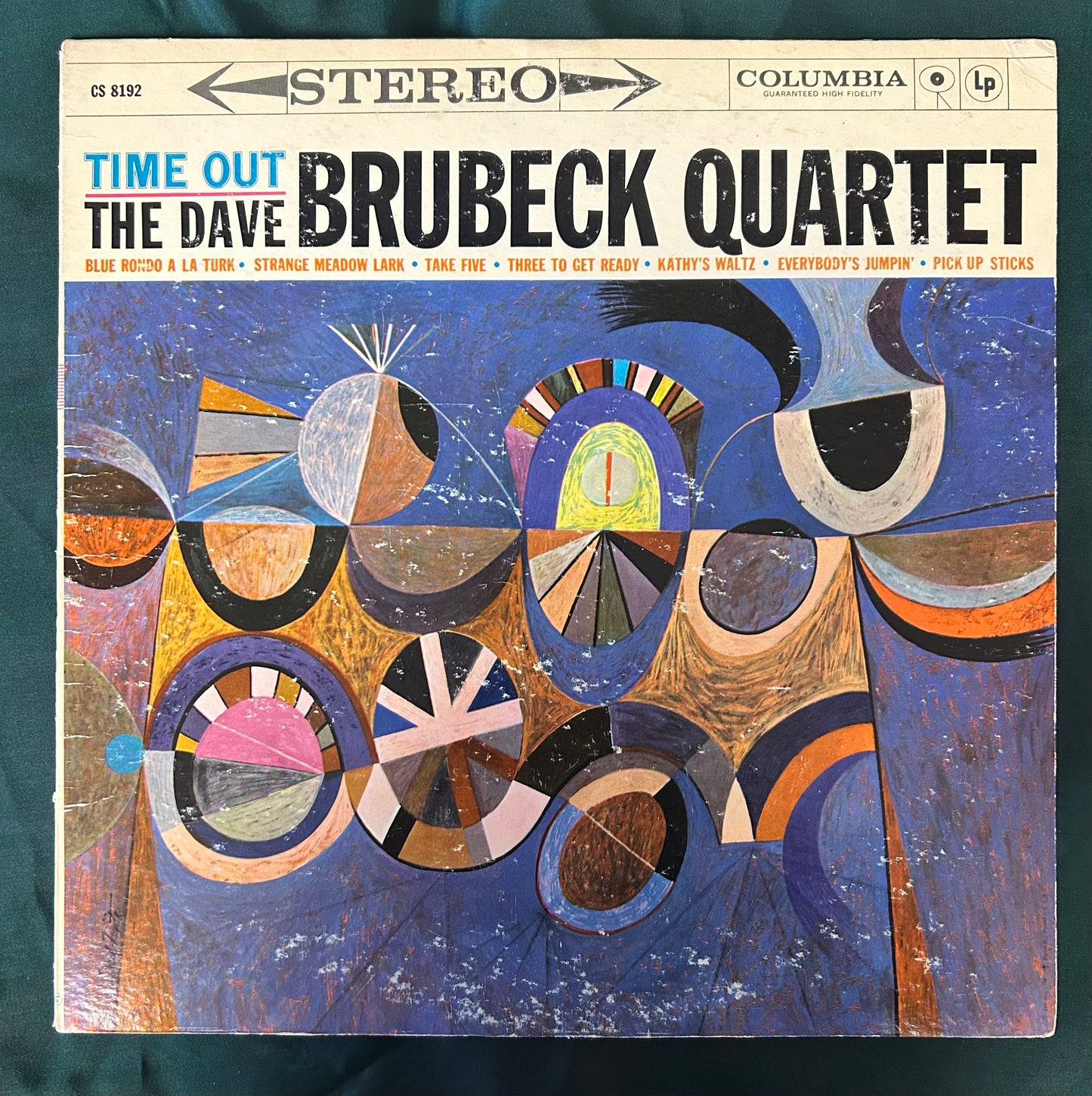 Dave Brubeck - Time Out Stereo White Label Promo! 1959 Columbia 6-Eye