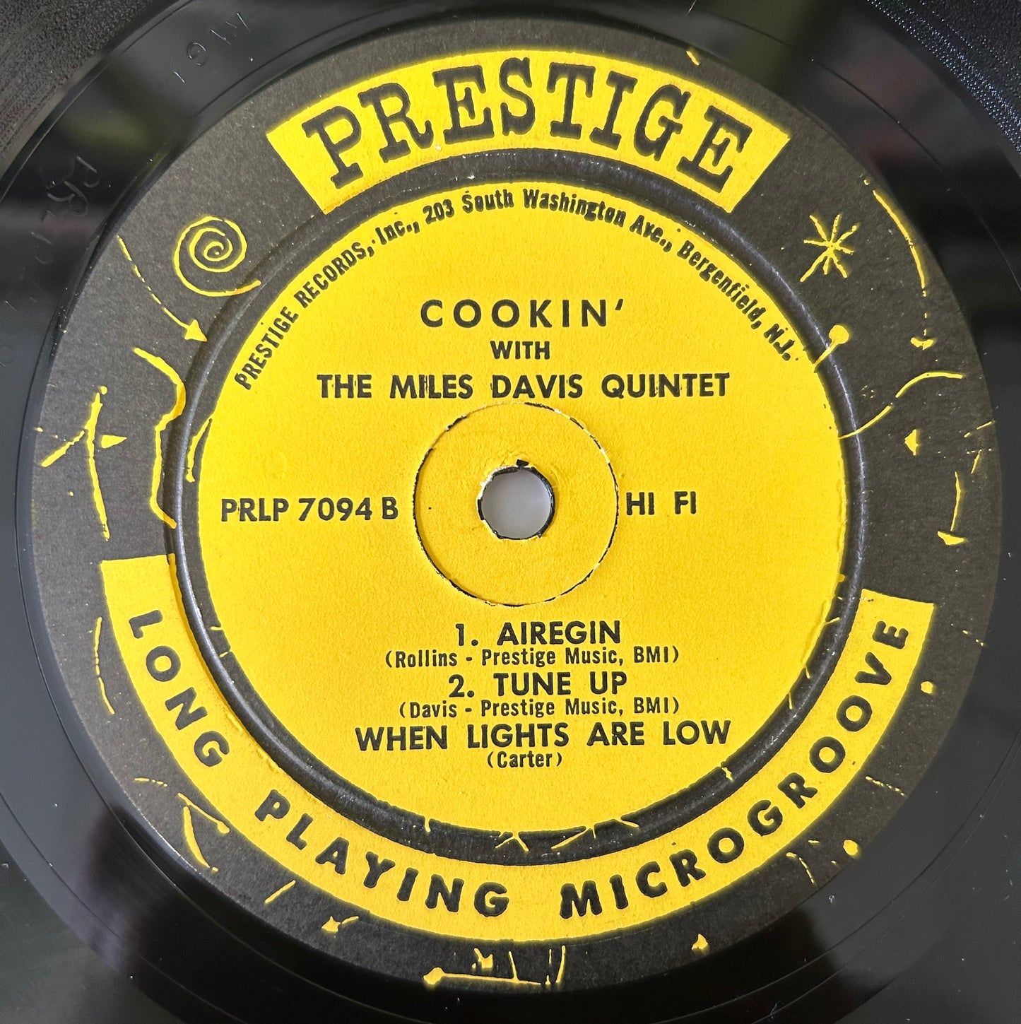 Miles Davis Quintet - Cookin' 2nd Press 1958 Bergenfield Label Prestige