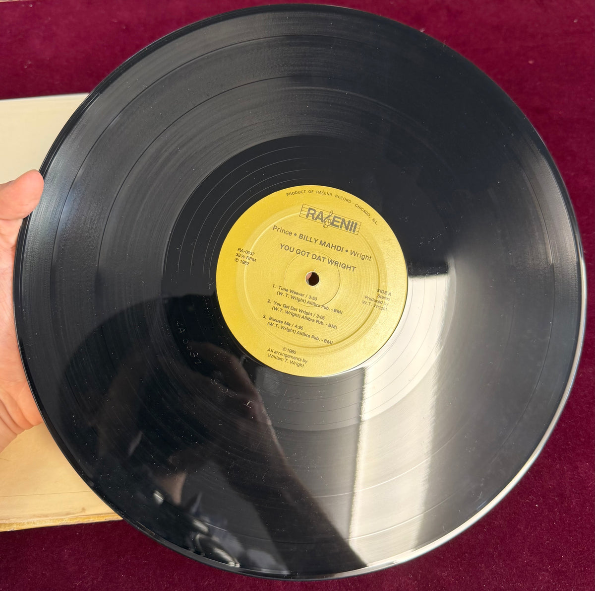 Prince Billy Mahdi Wright - You Got Dat Wright 1982 Private Press Soul Jazz / Rare Groove