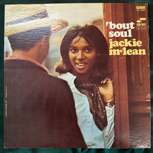 Jackie McLean - 'Bout Soul 1st Press 1968 Blue Note Liberty