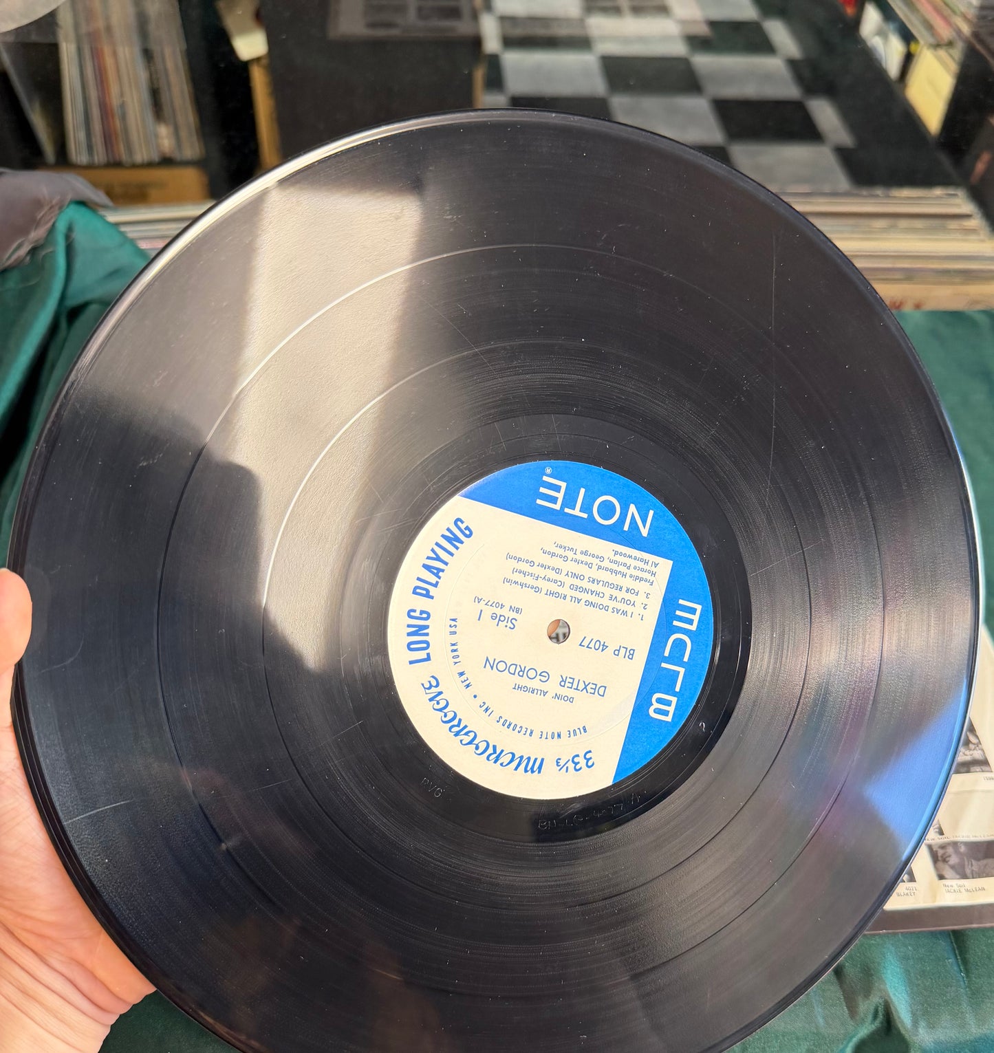 Dexter Gordon - Doin' Alright 2nd Mono Press Blue Note 1963 NY Label