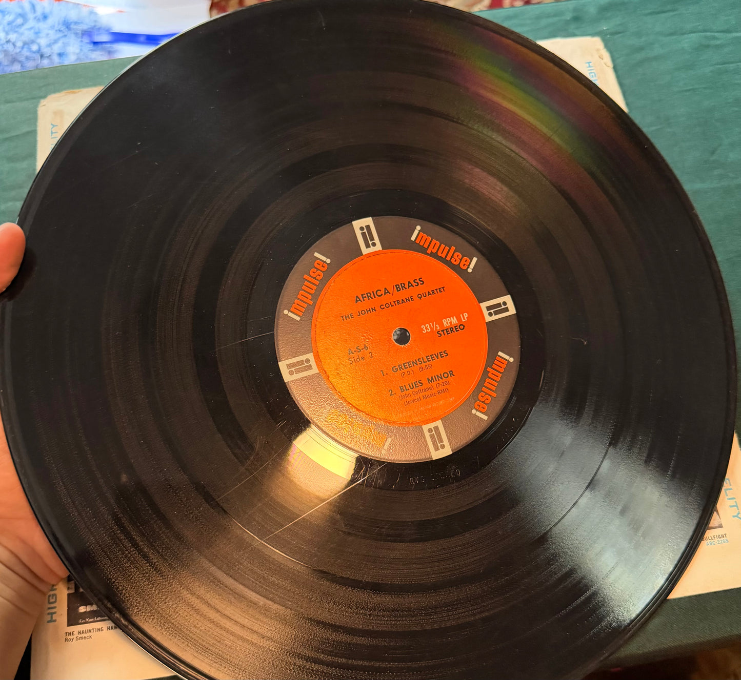 John Coltrane - Africa / Brass 1st Stereo Press 1961 Impulse RVG