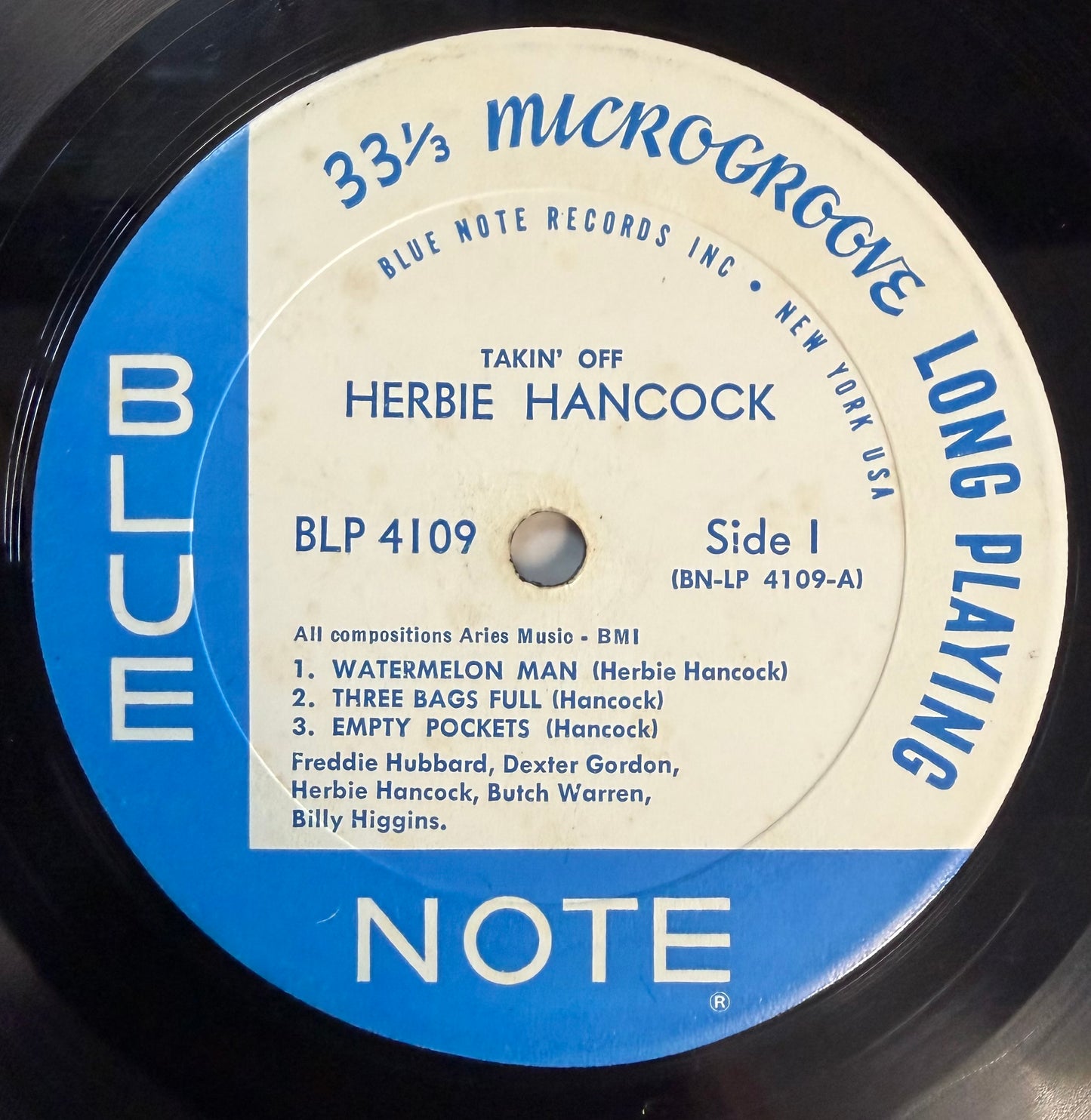 Herbie Hancock - Takin' Off 1st Mono Press Blue Note 1962 "P"/RVG