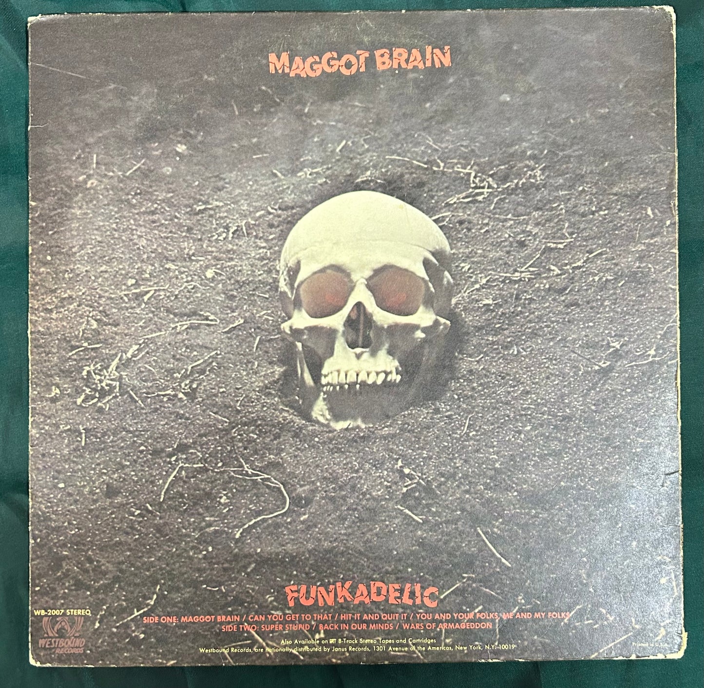 Funkadelic - Maggot Brain 1st Press 1971 Uni-Pak Westbound