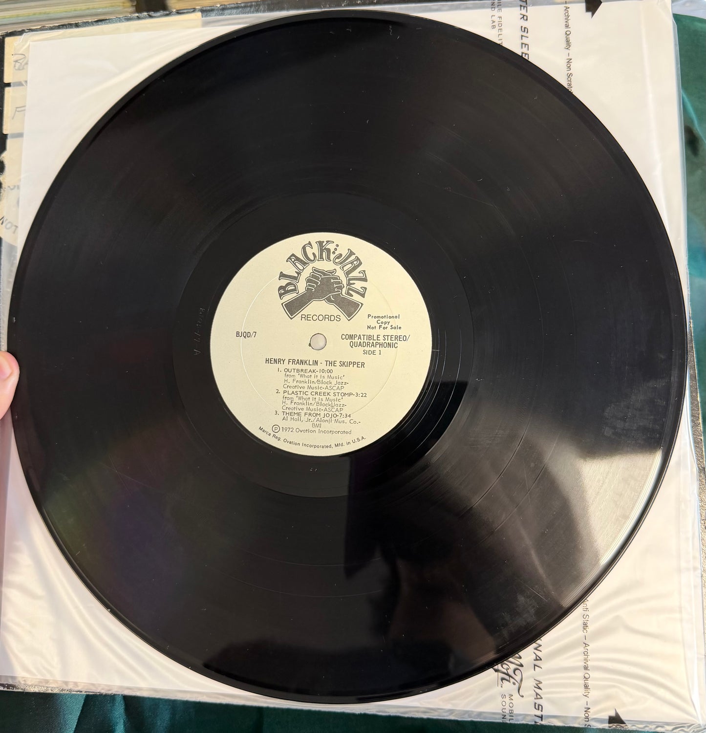 Henry Franklin - The Skipper Promo 1st Press 1972 Black Jazz