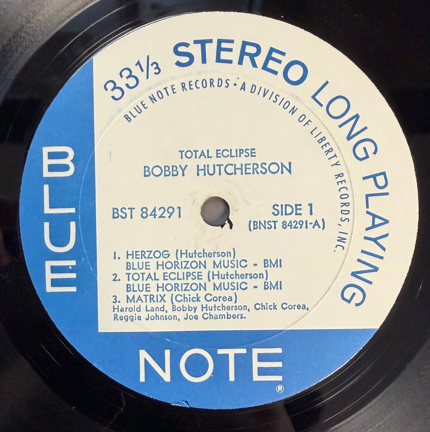 Bobby Hutcherson - Total Eclipse 1st Press 1968 Blue Note Liberty