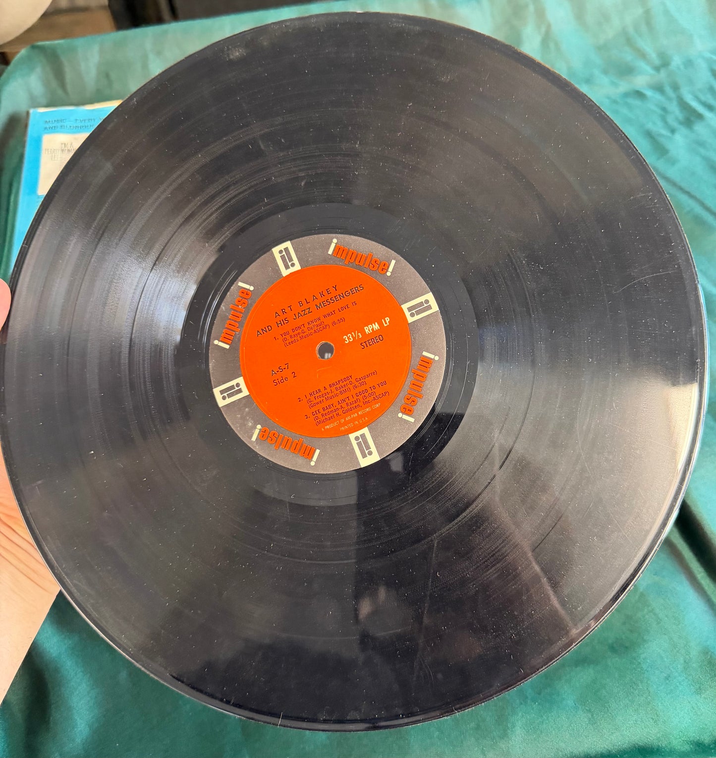 Art Blakey - Art Blakey & The Jazz Messengers 1st Press 1961 Impulse Am-Par Stereo