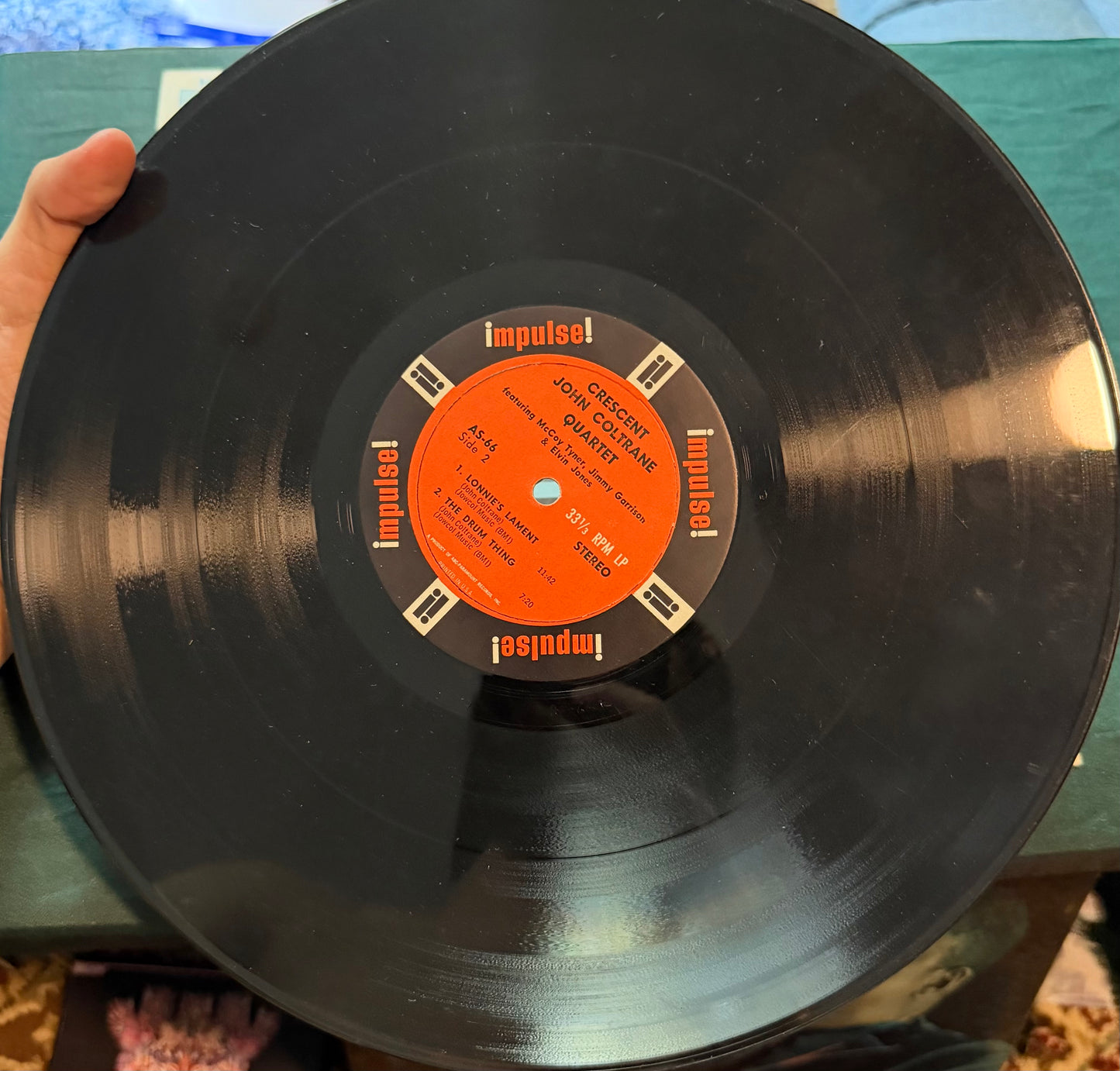 John Coltrane - Crescent 1st Press 1964 Stereo Impulse Van Gelder