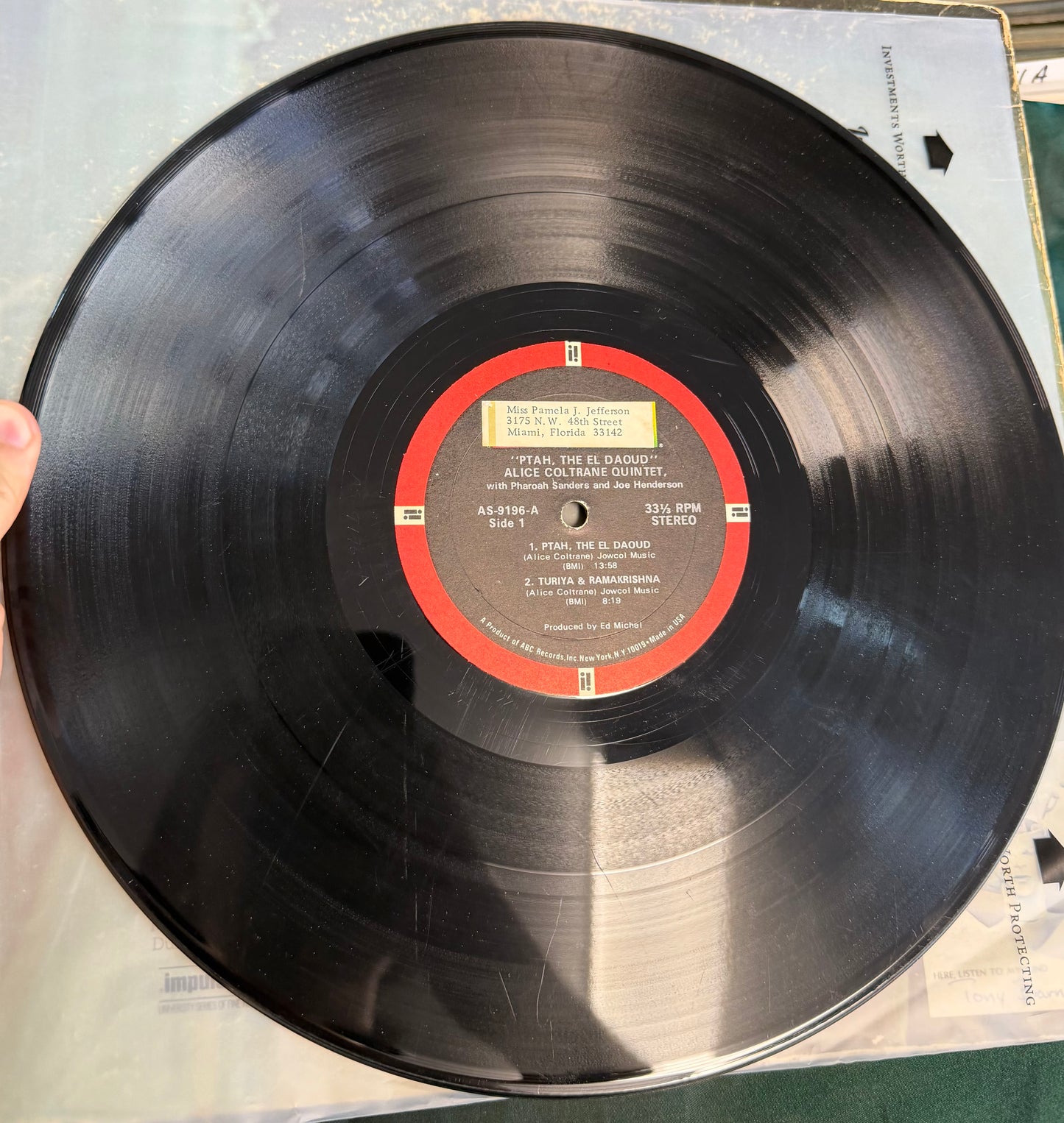 Alice Coltrane - Ptah The El Daoud 1st Press 1970 Impulse
