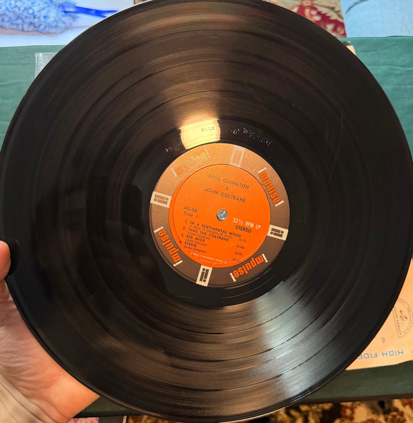 Duke Ellington & John Coltrane - Duke Ellington & John Coltrane 2nd Press 1963 Van Gelder Stereo Impulse