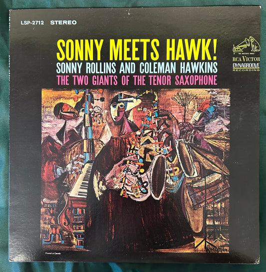 Sonny Rollins And Coleman Hawkins - Sonny Meets Hawk! 1st Press 1963 RCA Victor
