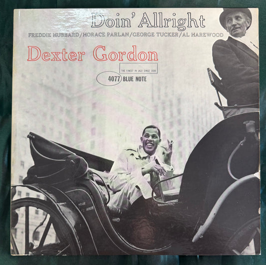 Dexter Gordon - Doin' Alright 2nd Mono Press Blue Note 1963 NY Label