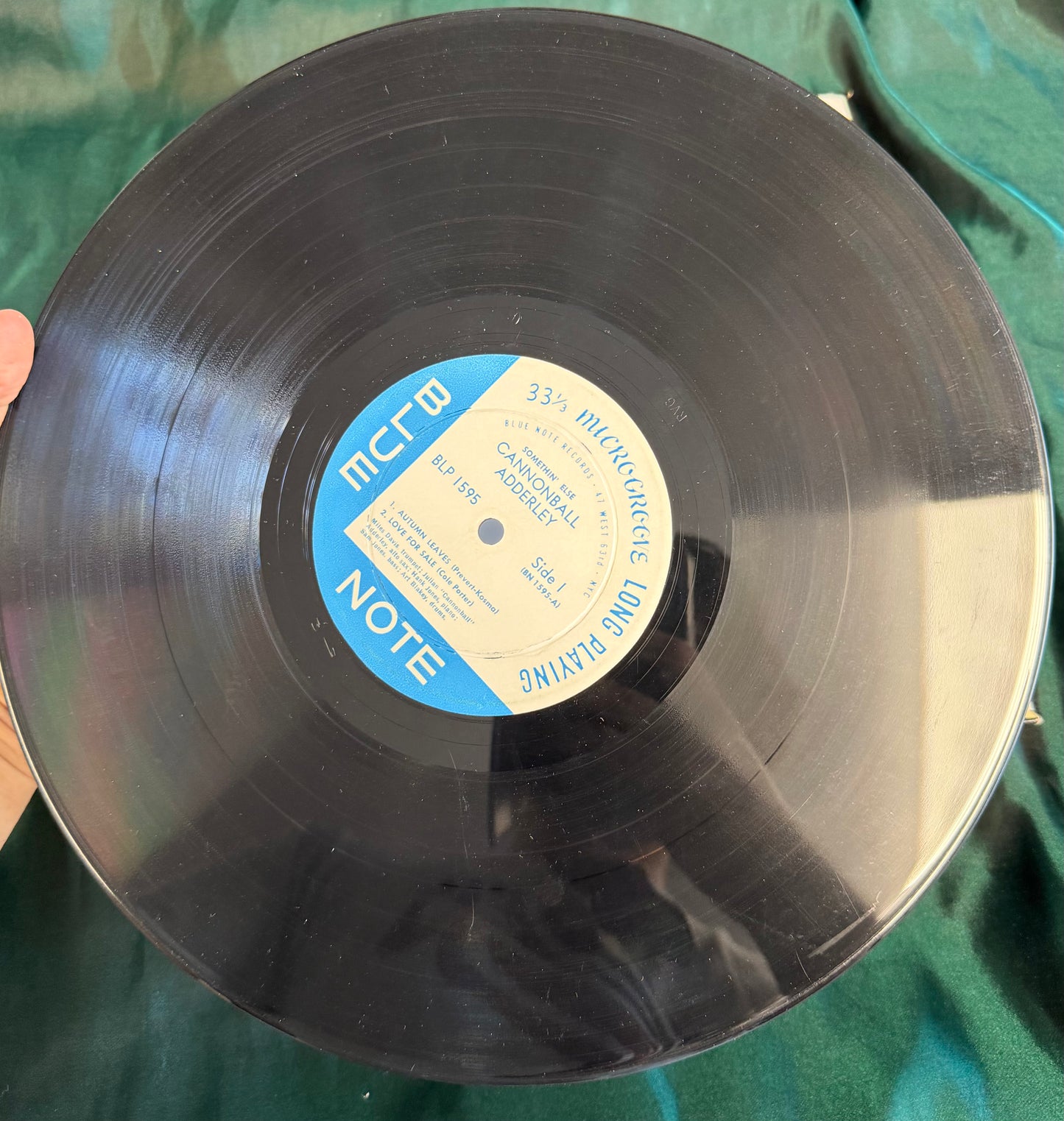 Cannonball Adderley - Somethin’ Else 1st Press Mono 1958 Blue Note 47 w. 63rd No Inc No (R)