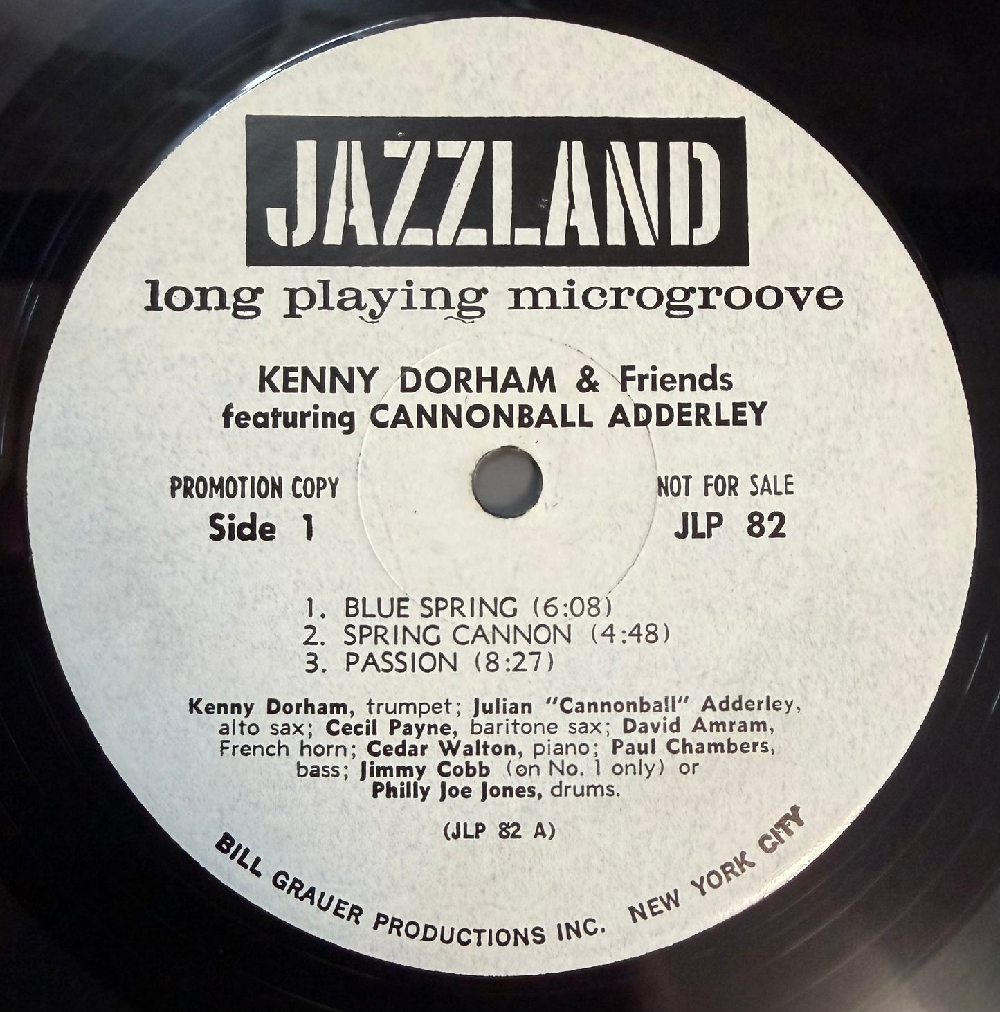 Kenny Dorham - And Friends 1962 Jazzland White Label Promo