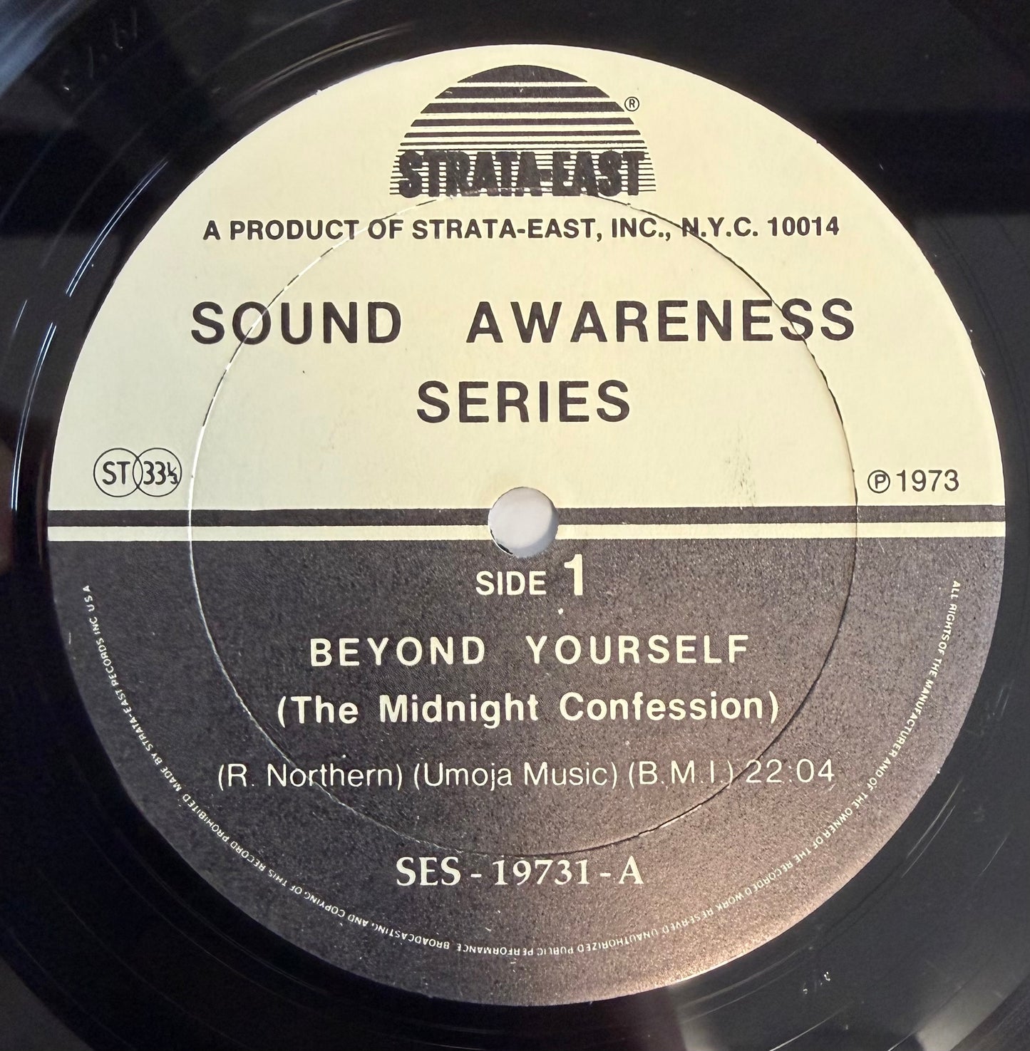 Brother Ahh - Sound Awareness 1st Press Strata East 1973