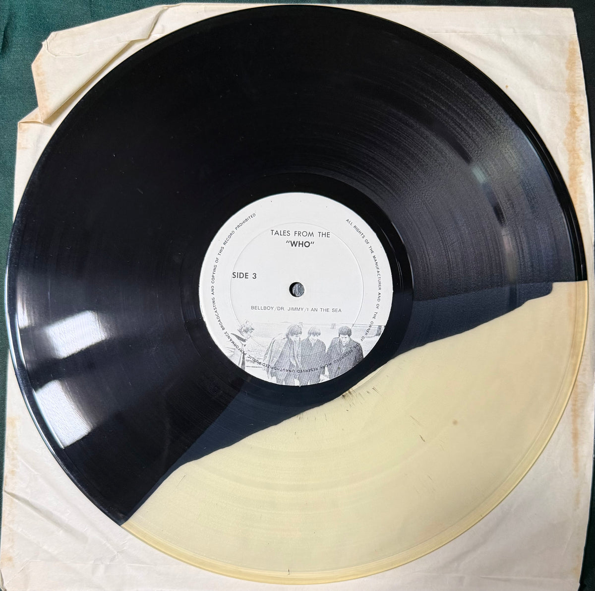 The Who - Tales From The Who TMOQ 1974 Colored Vinyl Split Rare!