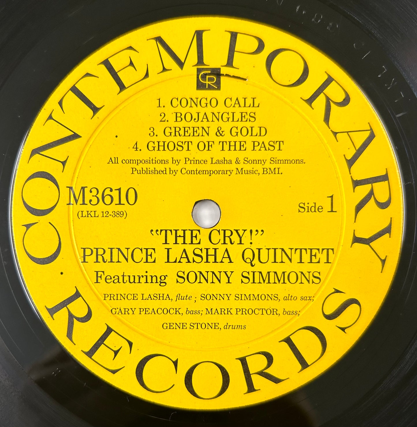 Prince Lasha Quintet - Sonny Simmons - The Cry! 1st Mono Press 1963 DG Contemporary