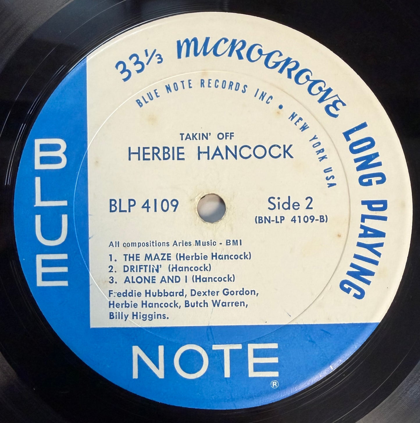 Herbie Hancock - Takin' Off 1st Mono Press Blue Note 1962 "P"/RVG