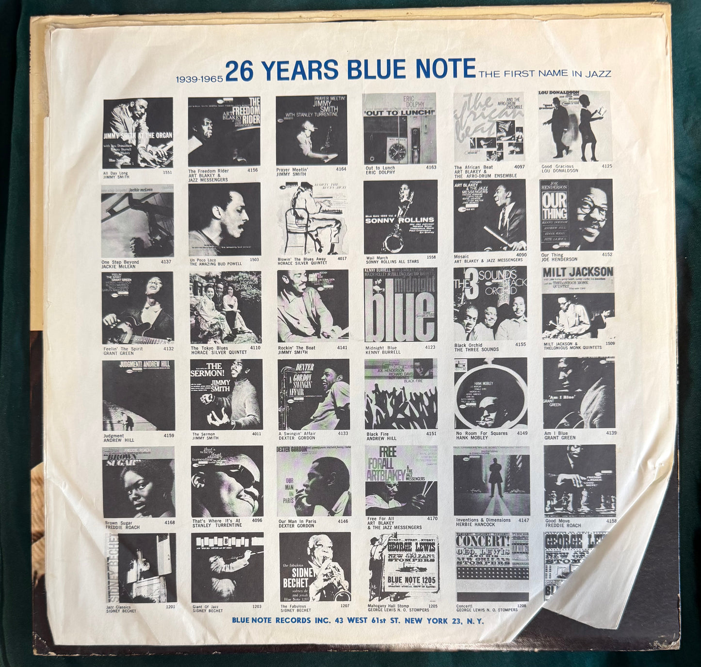 Art Blakey & The Jazz Messengers - Free For All 1st Stereo Press 1965 Blue Note