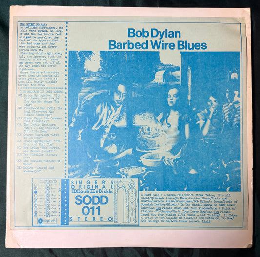 Bob Dylan - Barbed Wire Blues 1970's 2 LP Boot / Live Unofficial