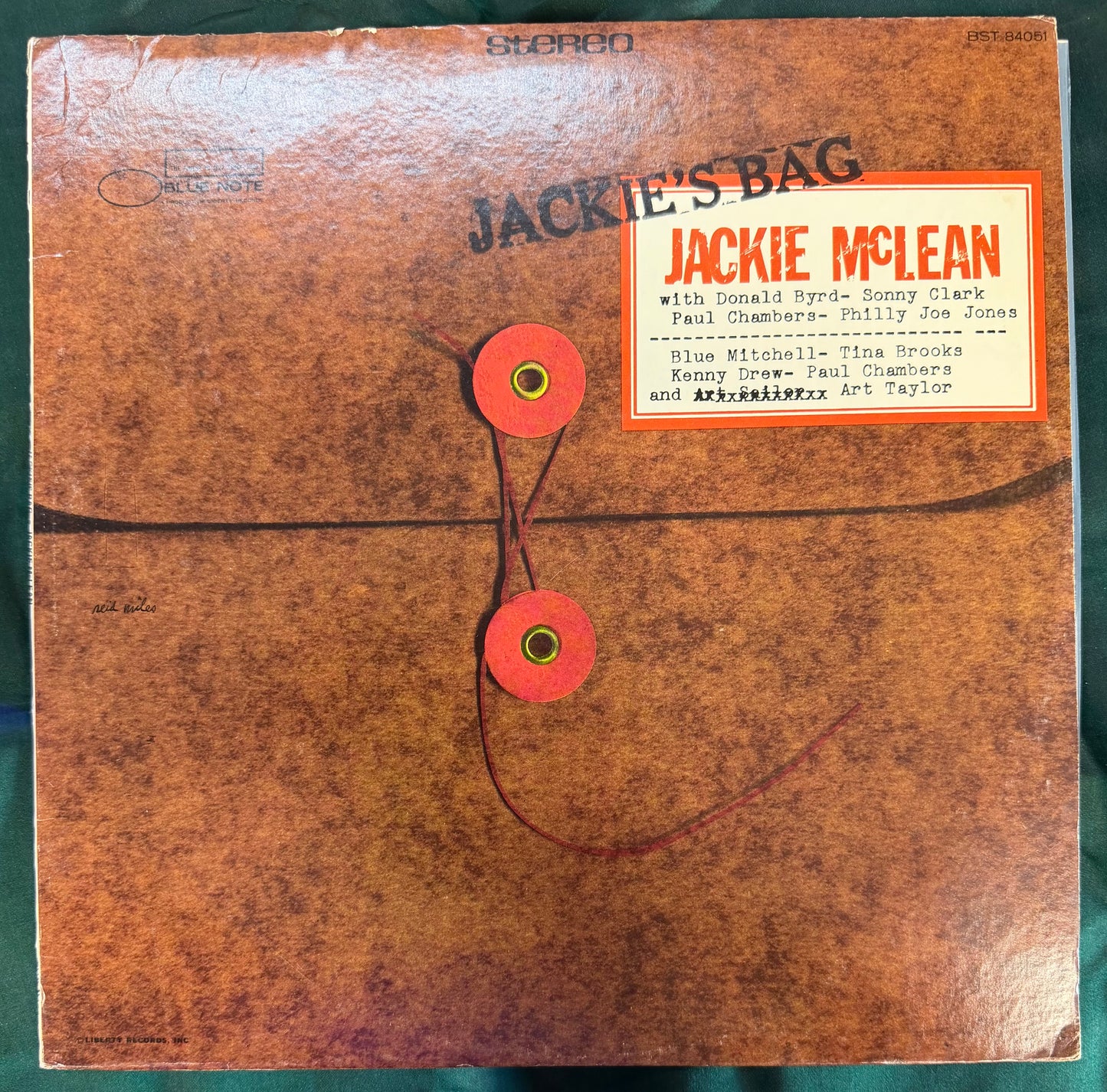 Jackie McLean - Jackie's Bag 1970 Repress Blue Note