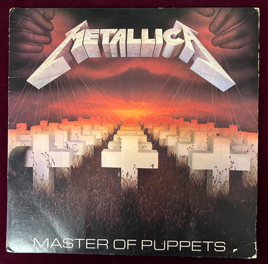 Metallica - Master Of Puppets 1st Press Club Press 1986 Misprint!
