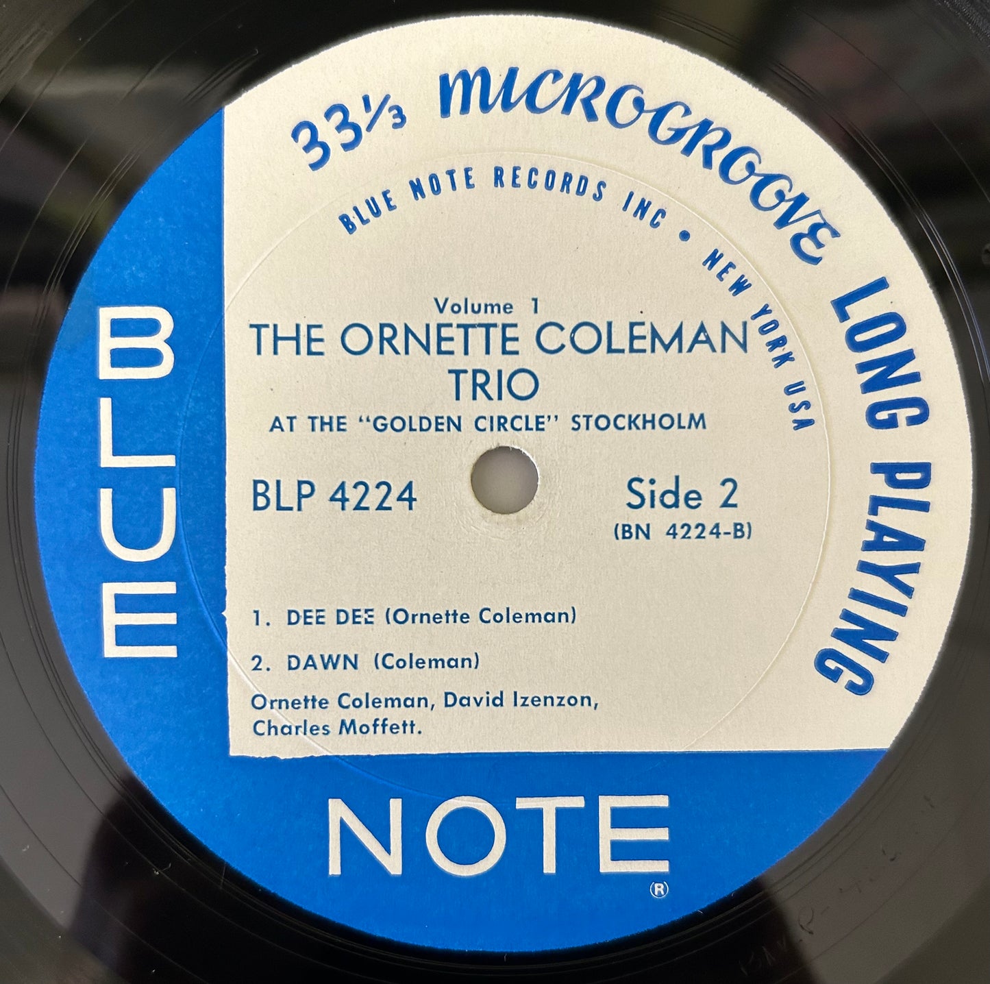 Ornette Coleman - At The Golden Circle Stockholm 1st Press 1966 Blue Note