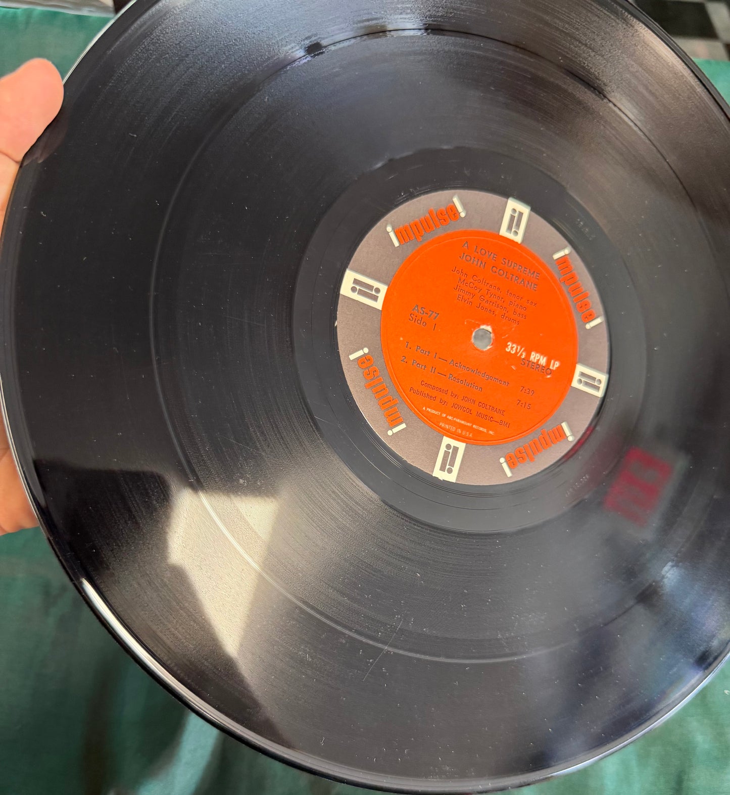 John Coltrane - A Love Supreme True 1st Press 1965 Stereo Van Gelder