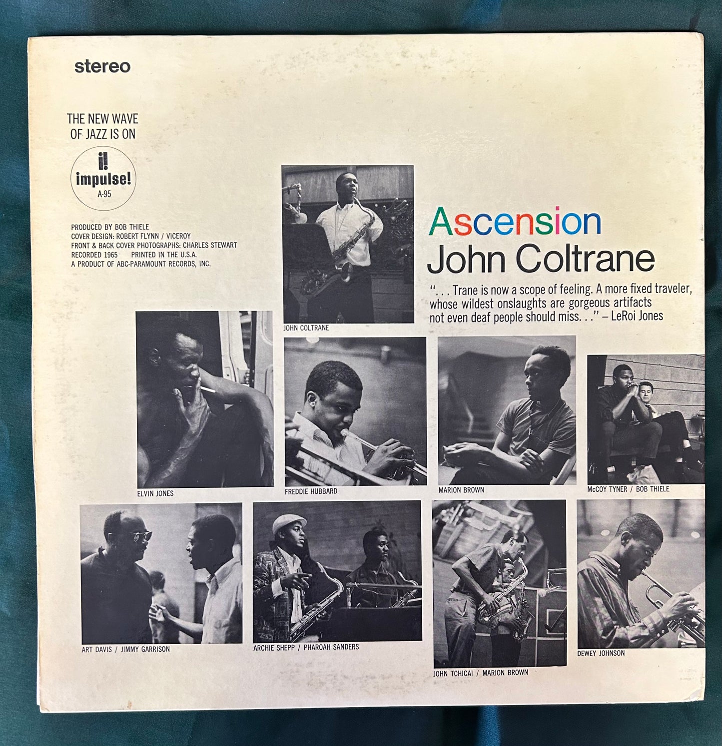 John Coltrane - Ascension 2nd Press 1968 Red Rim Van Gelder