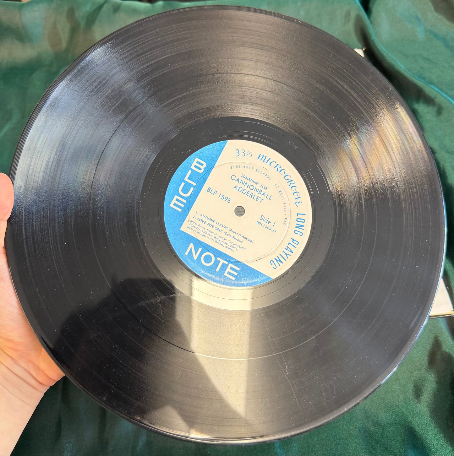 Cannonball Adderley - Somethin’ Else 1st Press Mono 1958 Blue Note 47 w. 63rd No Inc No (R)