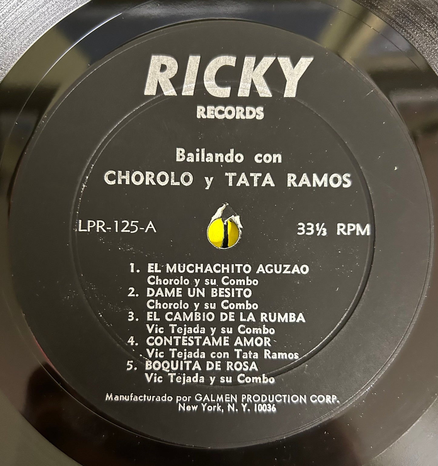 Chorolo y Su Combo y Tata Ramos - A Bailar con Payo Flores 1st Press 1960s Salsa