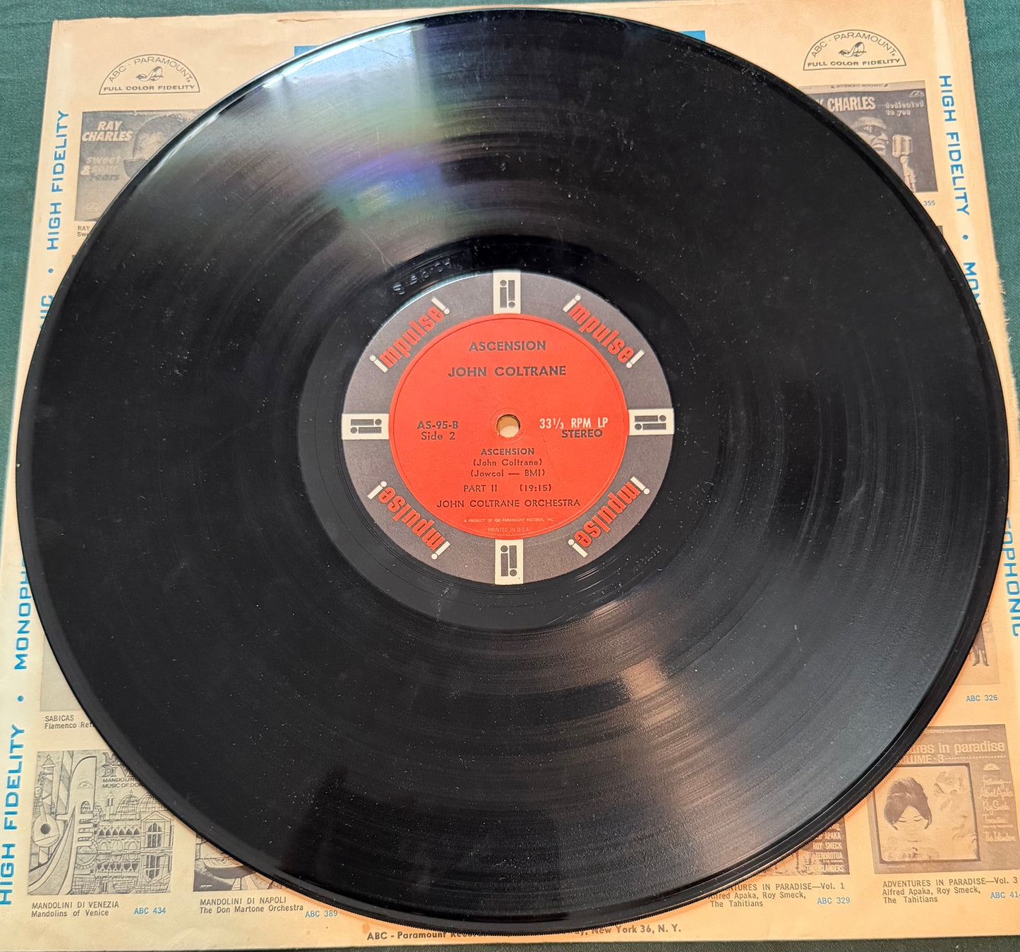 John Coltrane - Ascension 1st Press 1966 Stereo Van Gelder