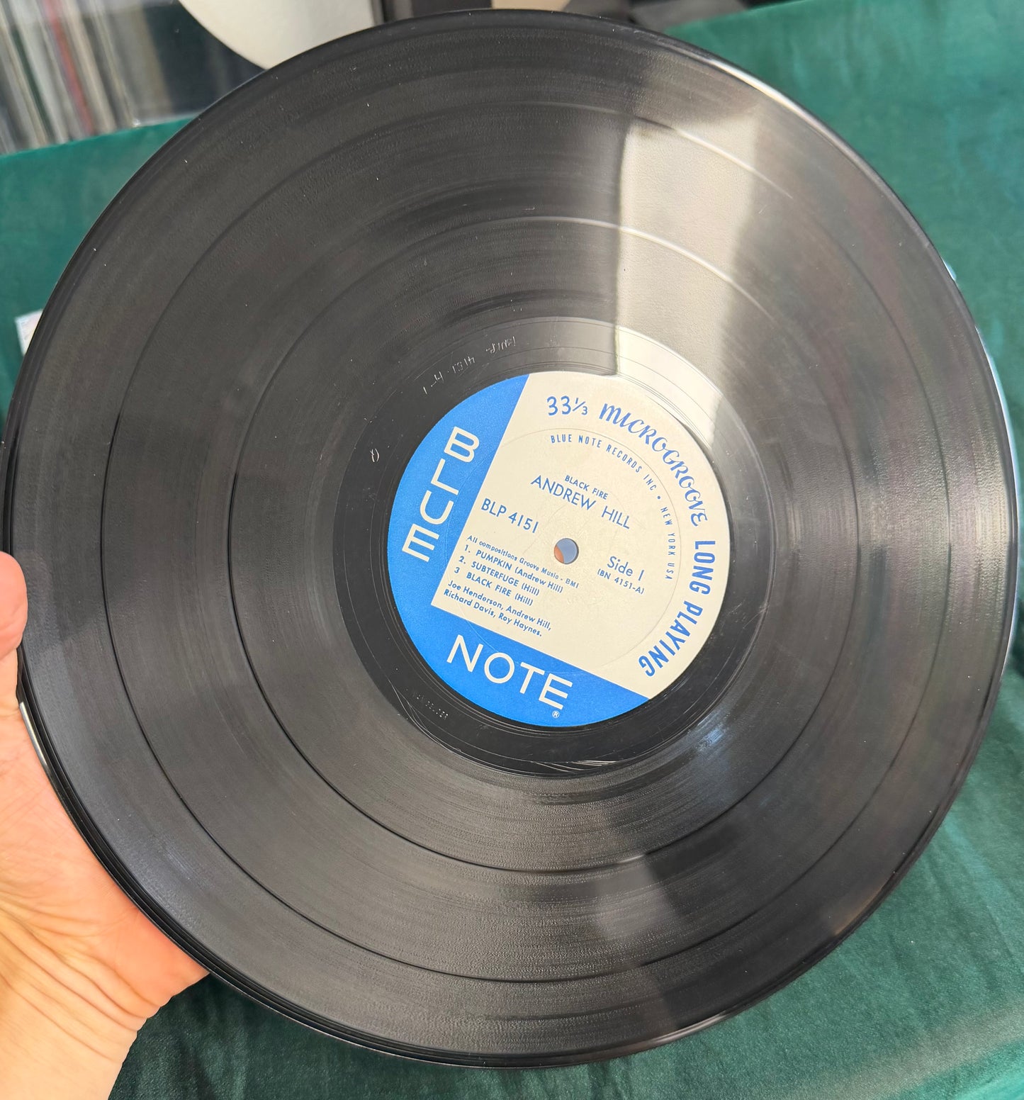 Andrew Hill - Black Fire 1st Mono Press 1964 Blue Note NY Label "p" RVG