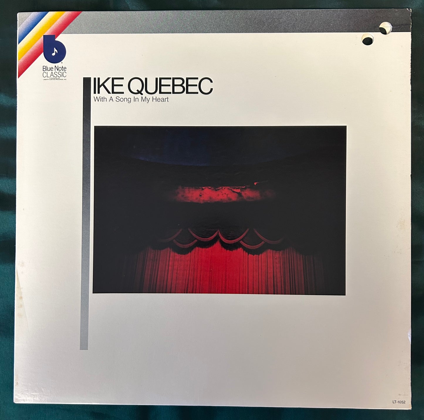 Ike Quebec - With A Song In My Heart 1st Press 1980 Blue Note Classic