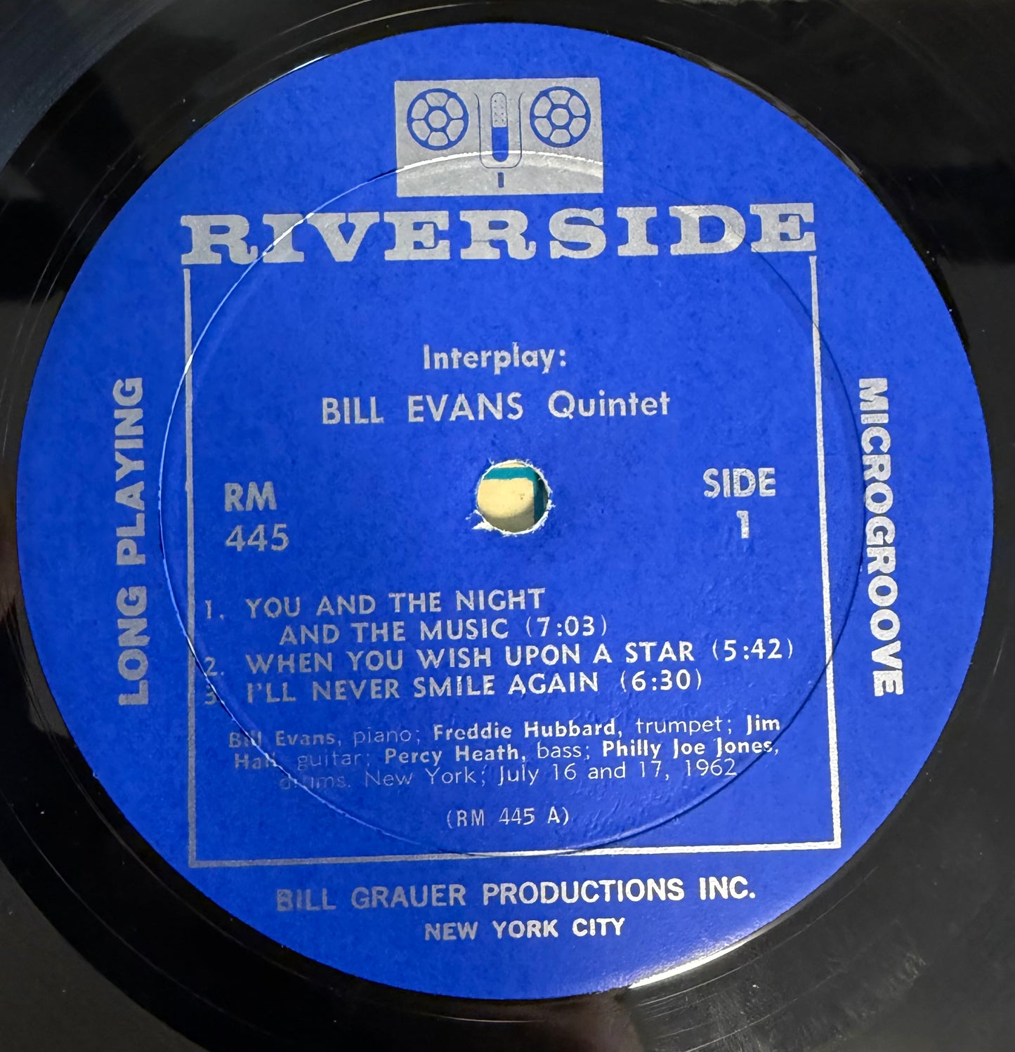 Bill Evans - Interplay 1st Press Mono Riverside 1962