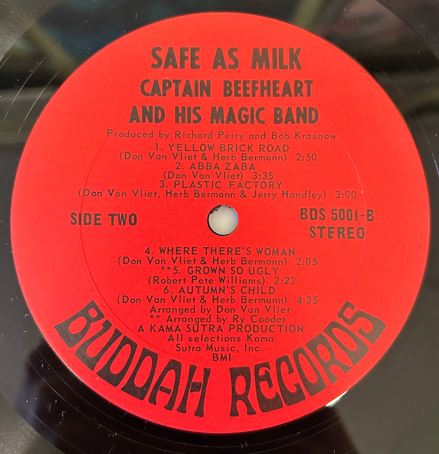 Captain Beefheart - Safe As Milk 1sst Stereo Press 1967 Buddha Red Label