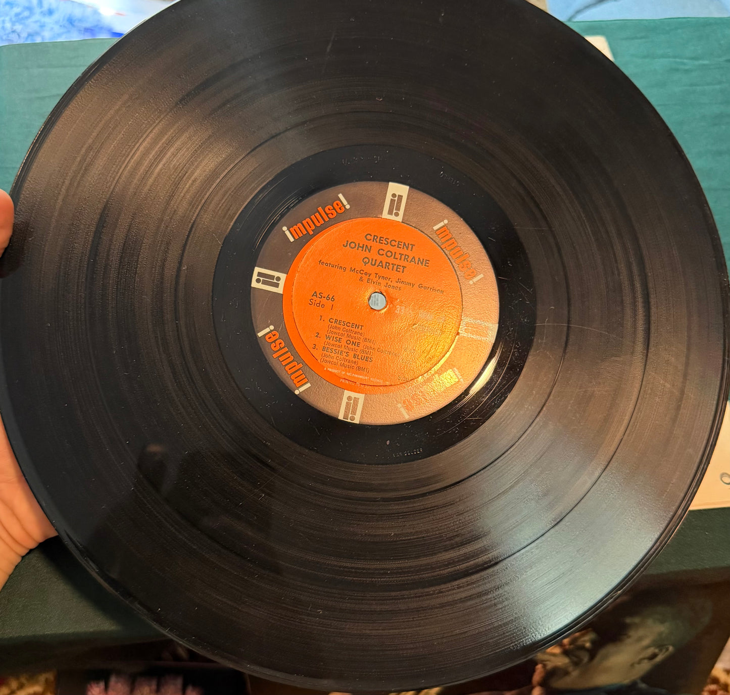 John Coltrane - Crescent 1st Press 1964 Stereo Impulse Van Gelder