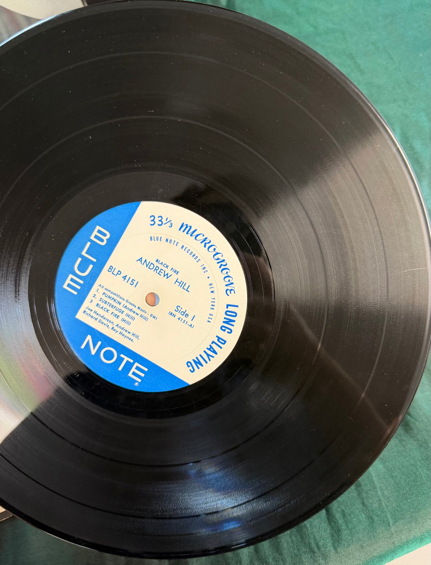 Andrew Hill - Black Fire 1st Mono Press 1964 Blue Note NY Label "p" RVG