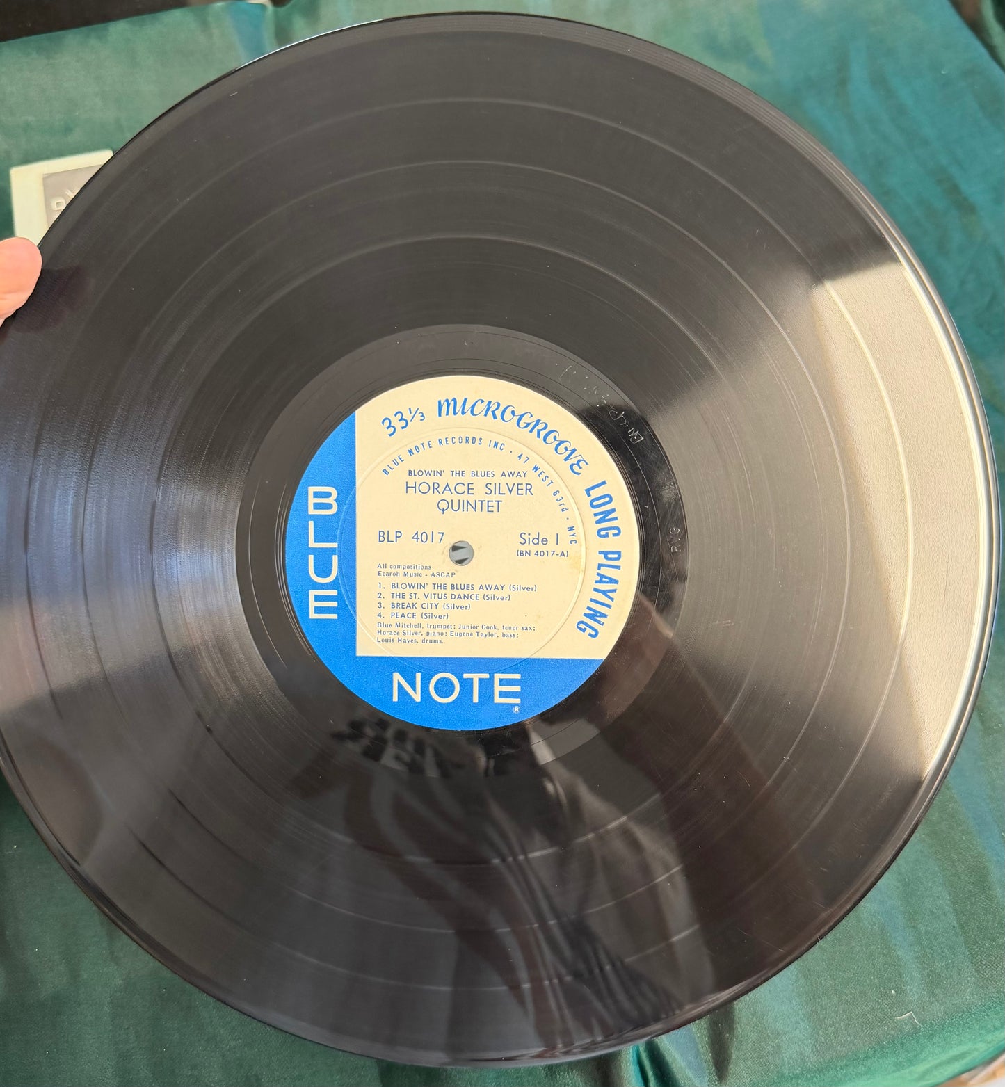 Horace Silver - Blowin’ The Blues Away 1st Press 1959 47 W. 63rd Blue Note Mono