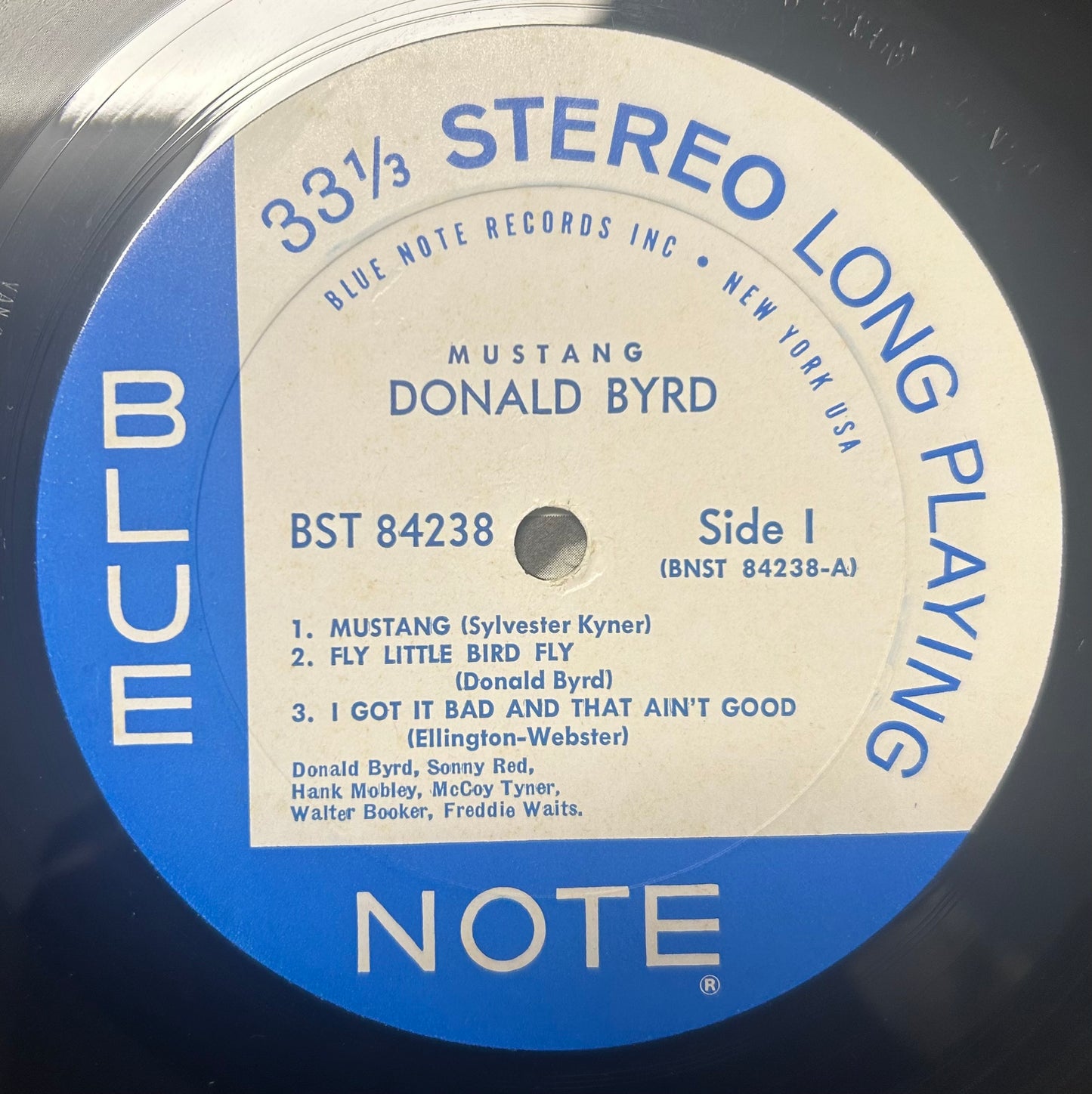 Donald Byrd - Mustang! 1st Stereo Press 1966 Blue Note NY Label Van Gelder